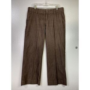 Lee Platinum Label Dress Pants Stretch Womens 16S‎ Brown Straight Mid rise Retro